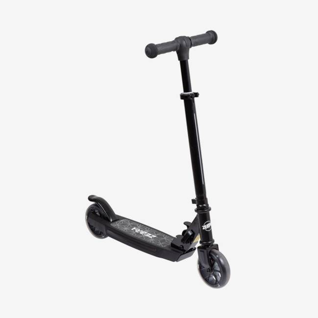 X-Pro Zebra Kids Scooter med RGB LED sort
