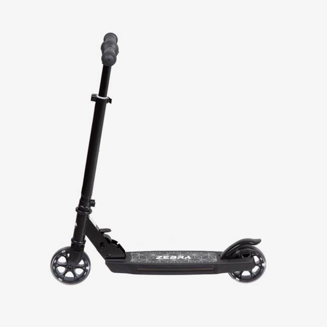 X-Pro Zebra Kids Scooter med RGB LED Black