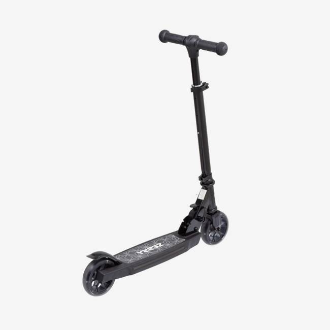 X-Pro Zebra Kids Scooter med RGB LED sort