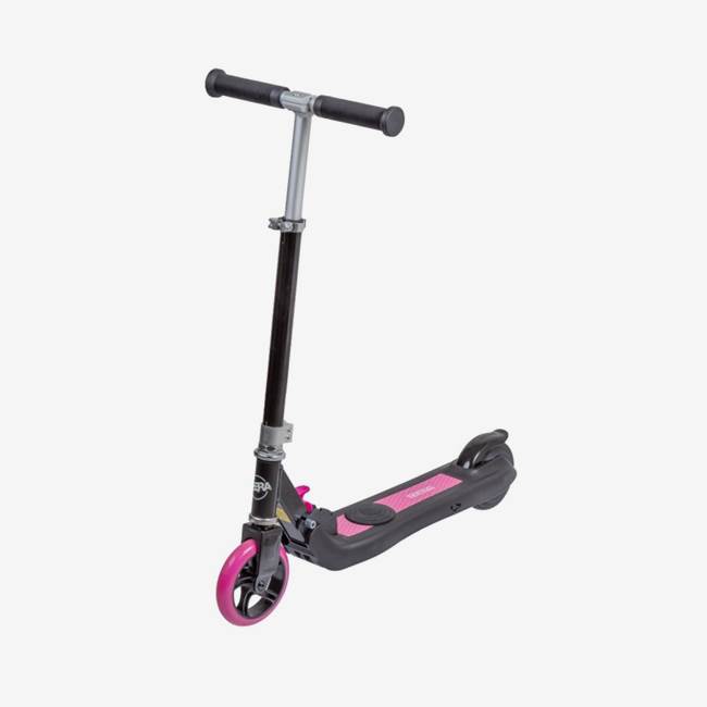 X-Pro Lasten Electric Kick X-Pro Zebra Electric 100W musta/vaaleanpunainen