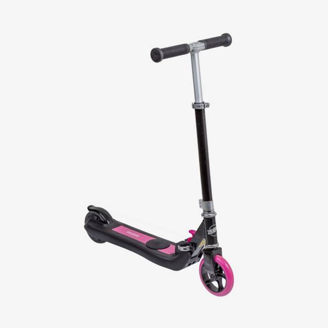 X-Pro Lasten Electric Kick X-Pro Zebra Electric 100W musta/vaaleanpunainen