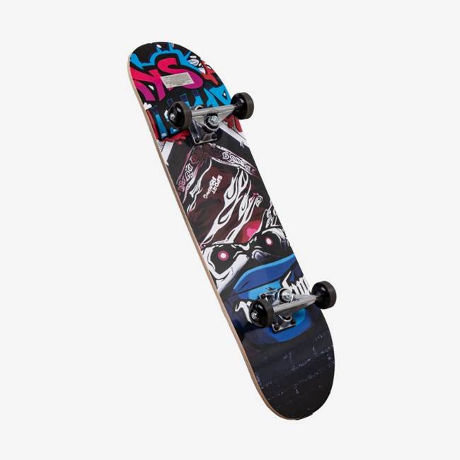 X-Pro Street Skateboard X-Pro Graffiti Skull Black