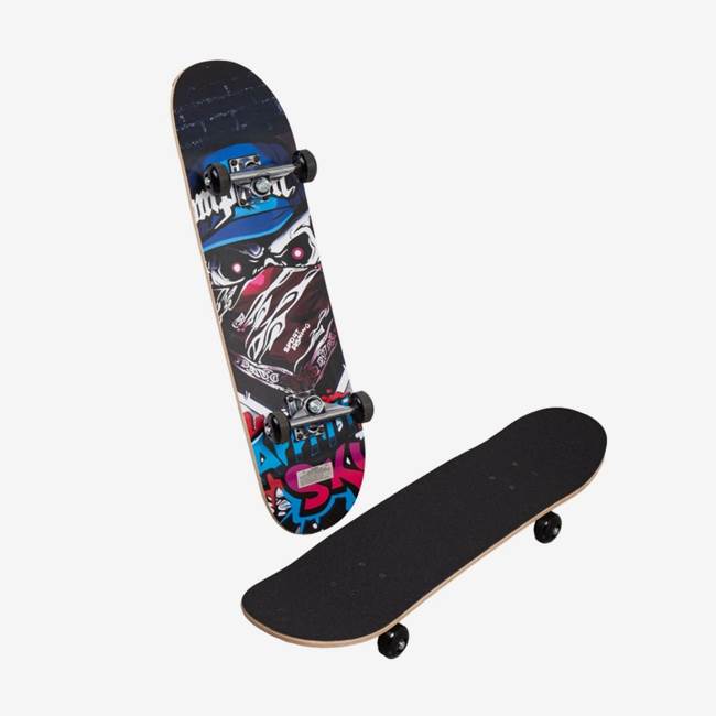 X-Pro Street Skateboard X-Pro Graffiti Skull Black