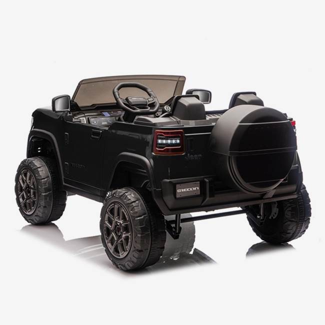 X-Pro Elbil för barn Jeep 12V 4WD – fjärrkontroll, 3–5 km/h, maxvikt 35 kg – Svart