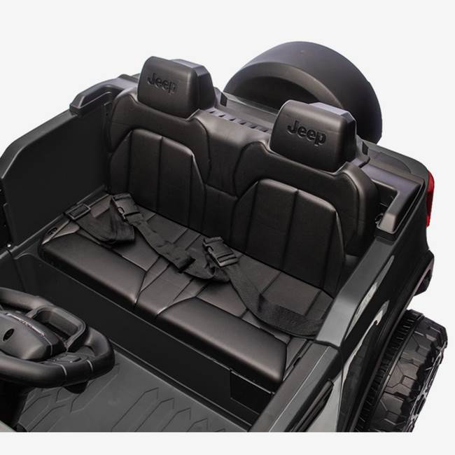 X-Pro Elbil för barn Jeep 12V 4WD – fjärrkontroll, 3–5 km/h, maxvikt 35 kg – Svart