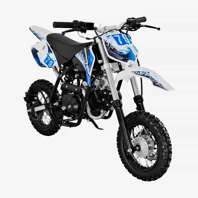 X-Pro Dirtbike X-Pro FX 70cc 10" 55 km/t - Blå