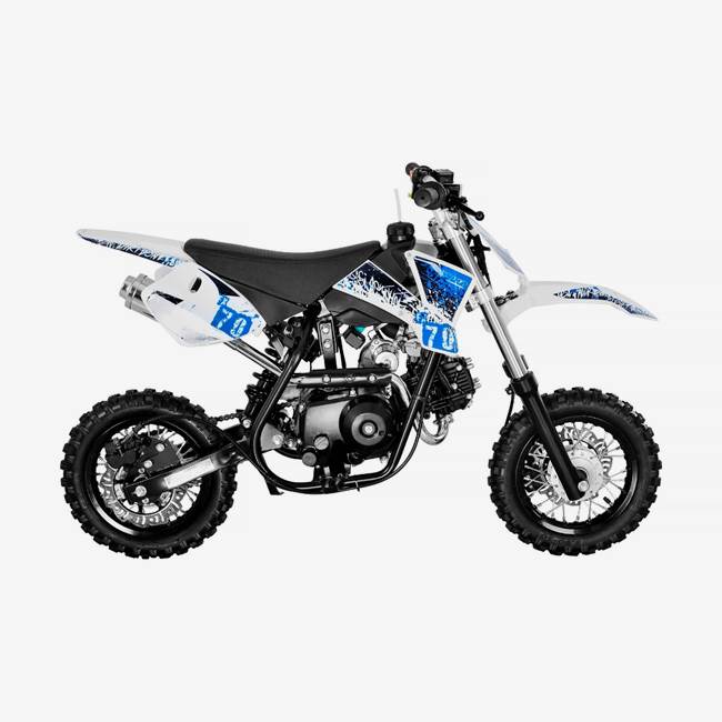 X-Pro Dirtbike X-Pro FX 70cc 10" 55 km/t - Blå