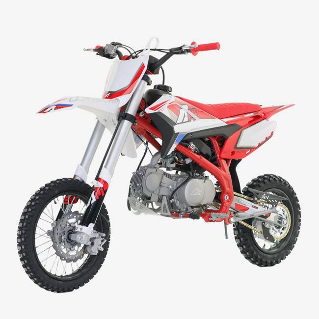 Apollo Thunder 125cc 14/12 Röd/vit