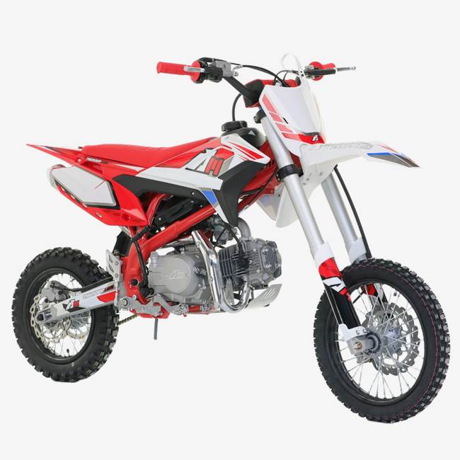 Apollo Thunder 125cc 14/12 Röd/vit