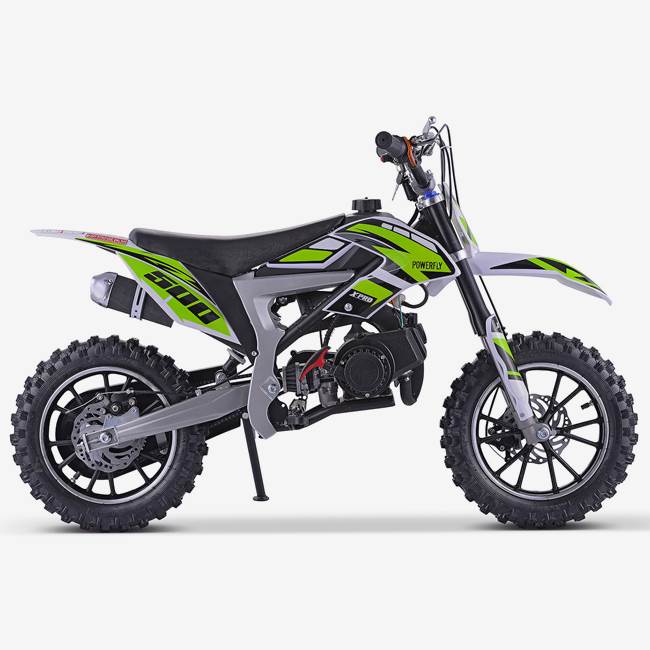 X-Pro Mini Dirtbike X-Pro Powerfly 49cc Grønn - 40 km/t