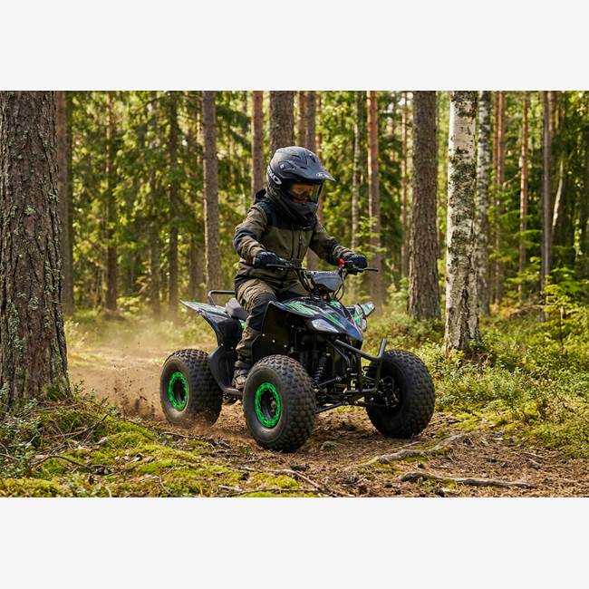 X-Pro eTrail Electric ATV 1500W - Sort/Grøn