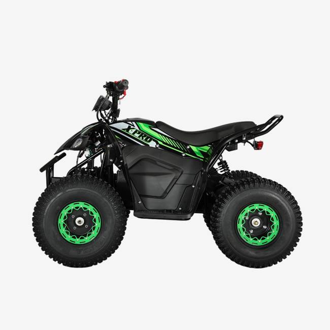 X-Pro eTrail Electric ATV 1500W - Sort/Grøn