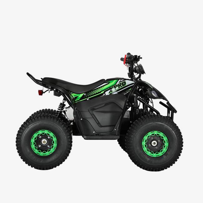 X-Pro eTrail Electric ATV 1500W - Sort/Grøn