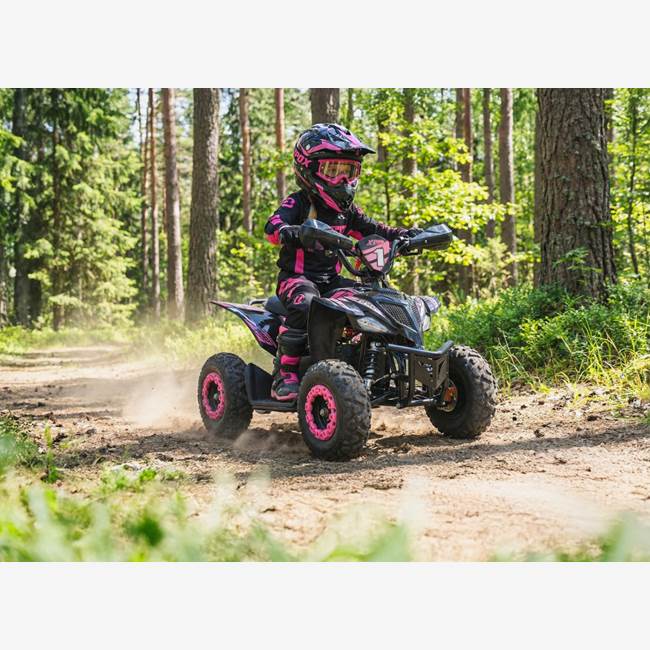 X-Pro Minivolt Electric ATV 500W - Svart/Rosa