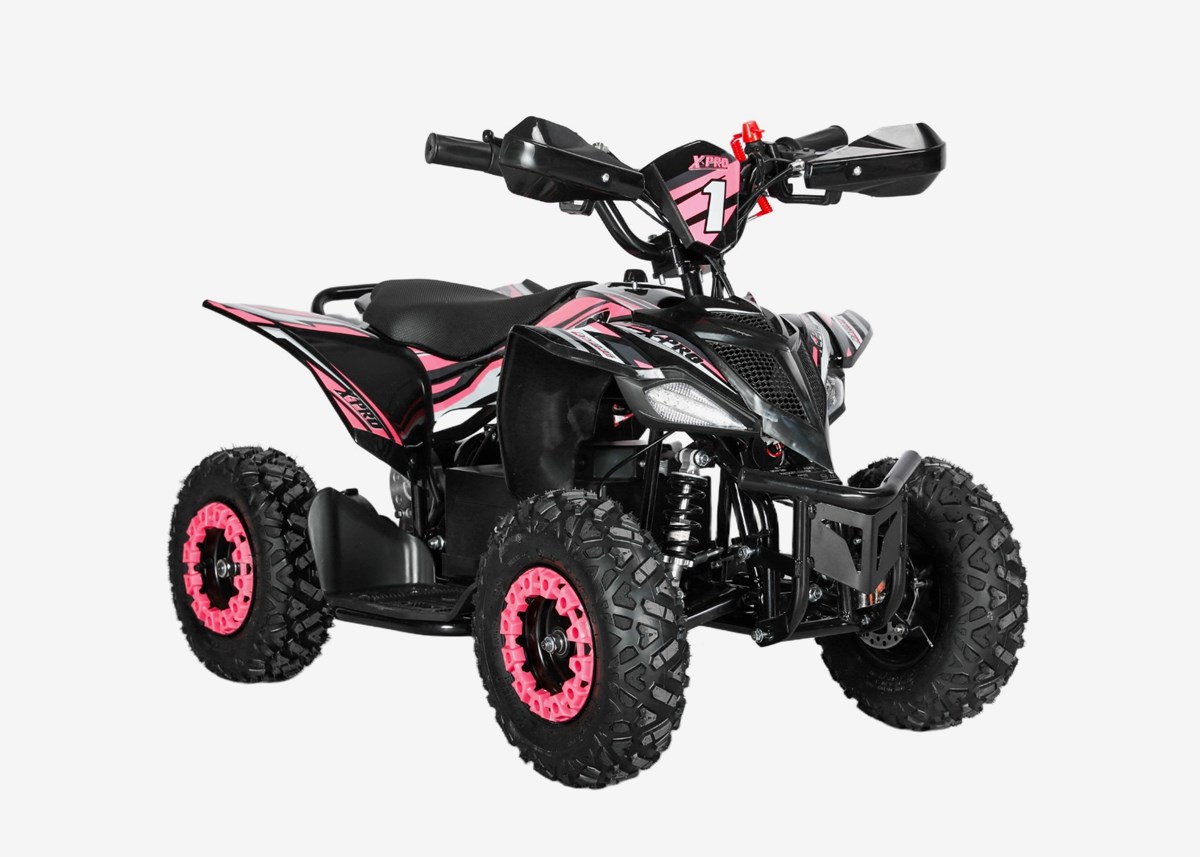 X-Pro Minivolt Electric ATV 500W - Svart/Rosa