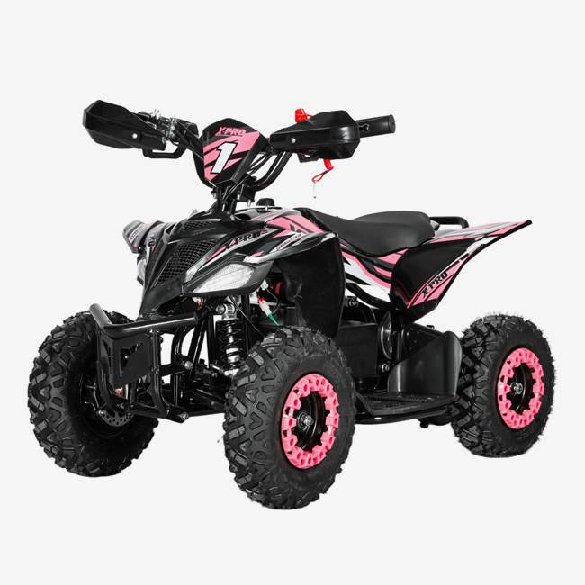 X-Pro Minivolt Electric ATV 500W - Svart/Rosa