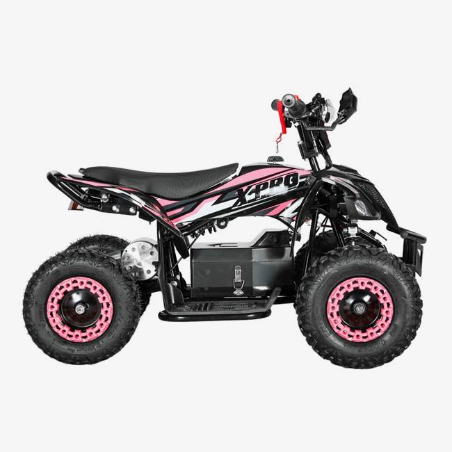 X-Pro Minivolt Electric ATV 500W - Svart/Rosa