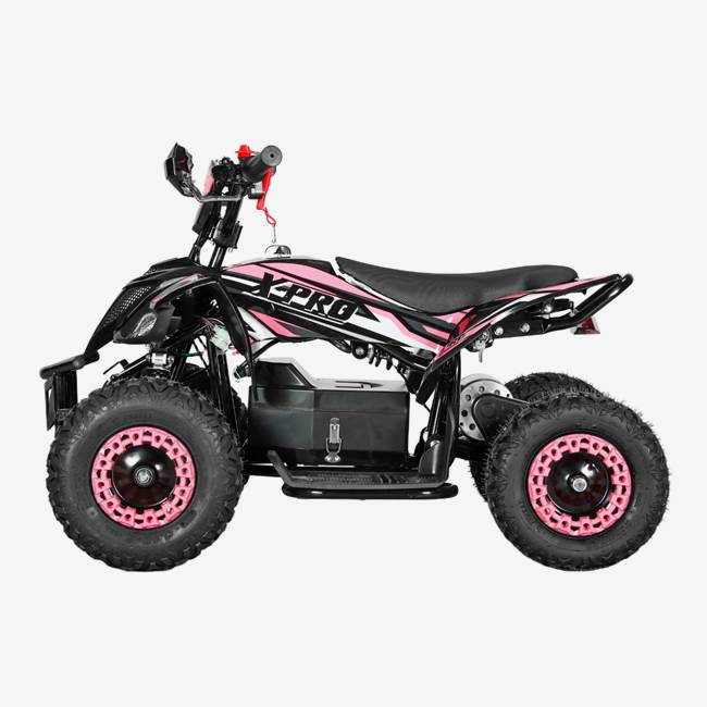 X-Pro Minivolt Electric ATV 500W - Svart/Rosa