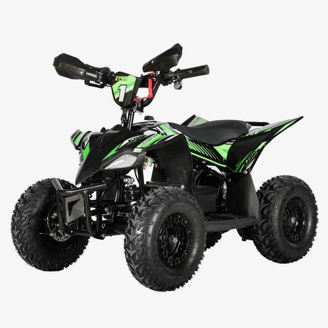 X-Pro eMud Electric ATV 1000W - Svart/grønn