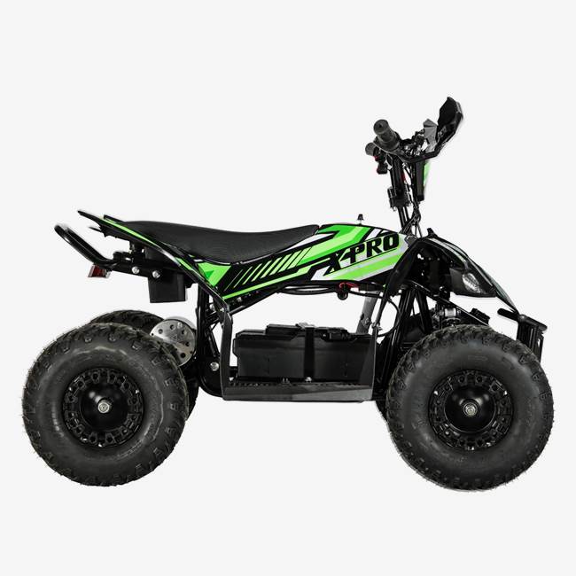 X-Pro eMud Electric ATV 1000W - Svart/grønn