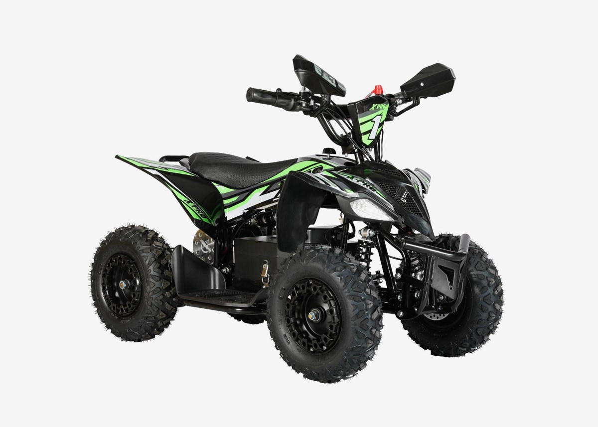 X-Pro Minivolt Elektrisk ATV 500W - Sort/Grøn