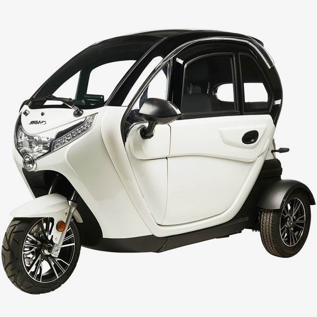 Skand Elmopedbil Skand Gomoto 3.3 Vit - Klass 2 - 25km/h