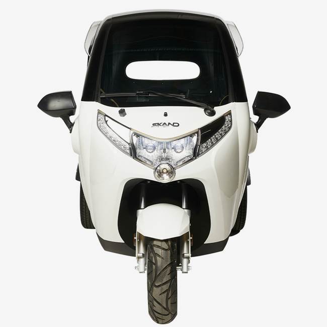 Skand Elmopedbil Skand Gomoto 3.3 Vit - Klass 2 - 25km/h