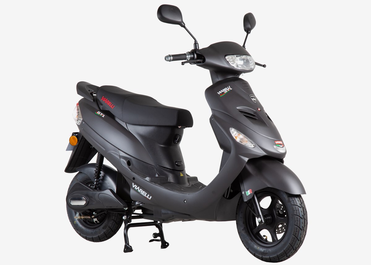 Viarelli Elmoped Viarelli GT1E Mattsvart Klass 2 - 25 km/h