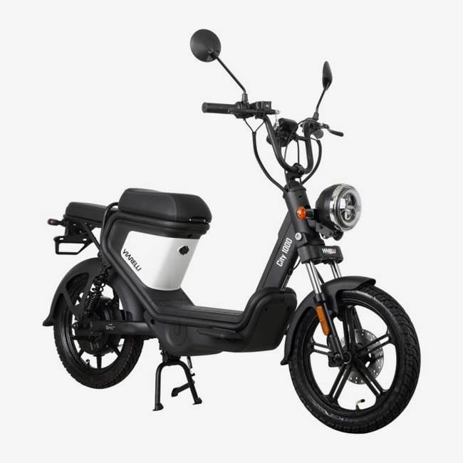 Viarelli Elmoped Viarelli City1000 Svart/Vit Klass 2 - 25 km/h