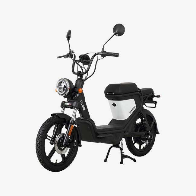 Viarelli Elmoped Viarelli City1000 Svart/Vit Klass 2 - 25 km/h
