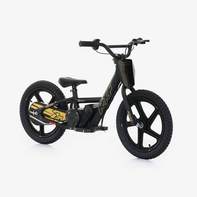 RFN Lasten Sähköpyörä 150W RXF DNA 16" musta/kultainen - 20 km/h