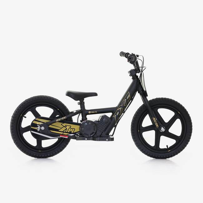 RFN Lasten Sähköpyörä 150W RXF DNA 16" musta/kultainen - 20 km/h