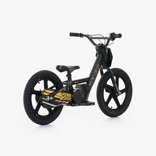 RFN Lasten Sähköpyörä 150W RXF DNA 16" musta/kultainen - 20 km/h
