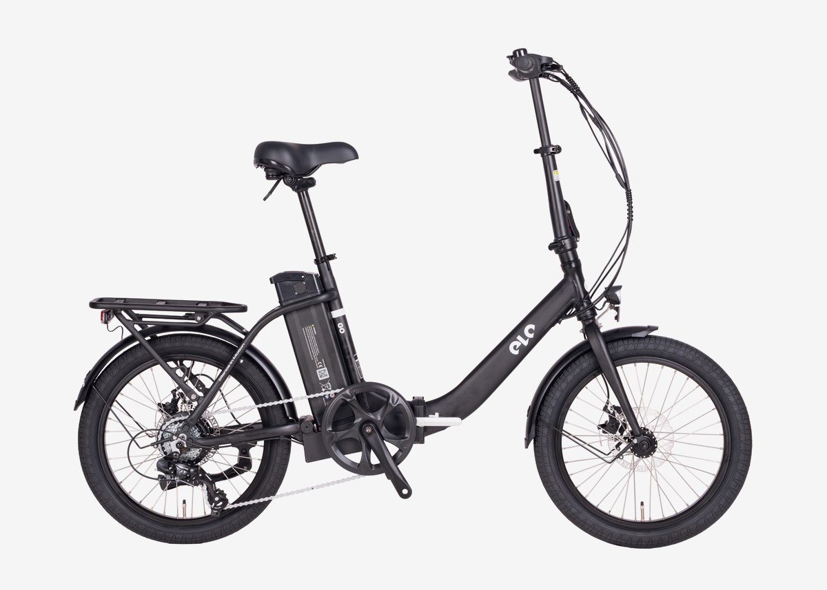 Elo Go Sähköpyörä Taitettava 20" 7-vaihteinen 13 Ah Matt Black