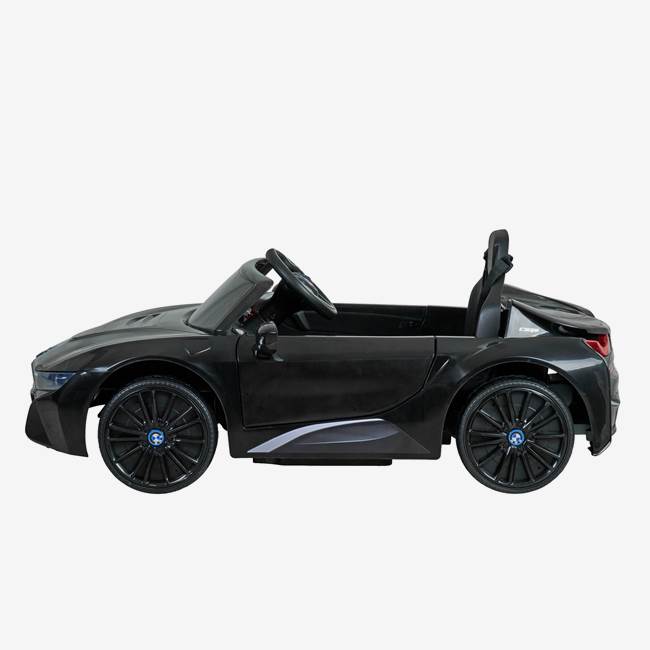 X-Pro Lasten sähköauto BMW i8 12V – kauko-ohjattava, 3–5 km/h, maksimipaino 30 kg – musta
