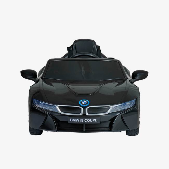 X-Pro Elbil för barn BMW i8 12V – fjärrkontroll, 3–5 km/h, maxvikt 30 kg – Svart