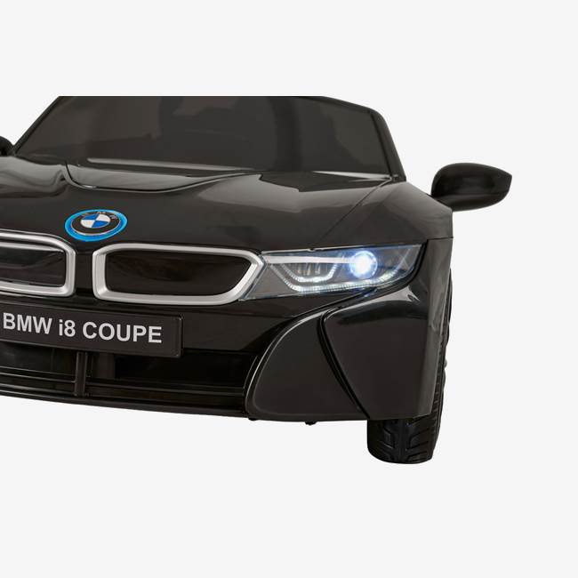 X-Pro Elbil för barn BMW i8 12V – fjärrkontroll, 3–5 km/h, maxvikt 30 kg – Svart