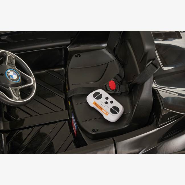 X-Pro Lasten sähköauto BMW i8 12V – kauko-ohjattava, 3–5 km/h, maksimipaino 30 kg – musta