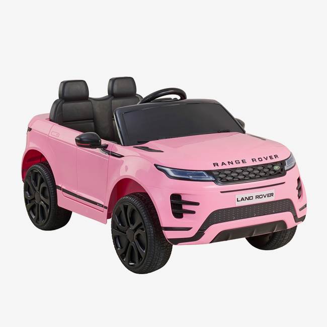 X-Pro Elbil för barn Range Rover Evoque 12V – fjärrkontroll, 3–5 km/h, maxvikt 30 kg – Rosa