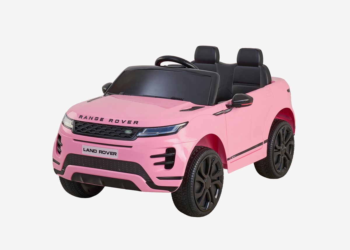 X-Pro Elbil för barn Range Rover Evoque 12V – fjärrkontroll, 3–5 km/h, maxvikt 30 kg – Rosa