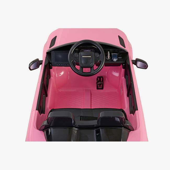 X-Pro Elbil för barn Range Rover Evoque 12V – fjärrkontroll, 3–5 km/h, maxvikt 30 kg – Rosa