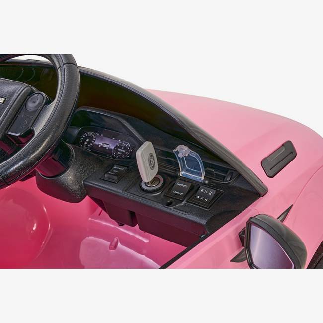 X-Pro Elbil för barn Range Rover Evoque 12V – fjärrkontroll, 3–5 km/h, maxvikt 30 kg – Rosa