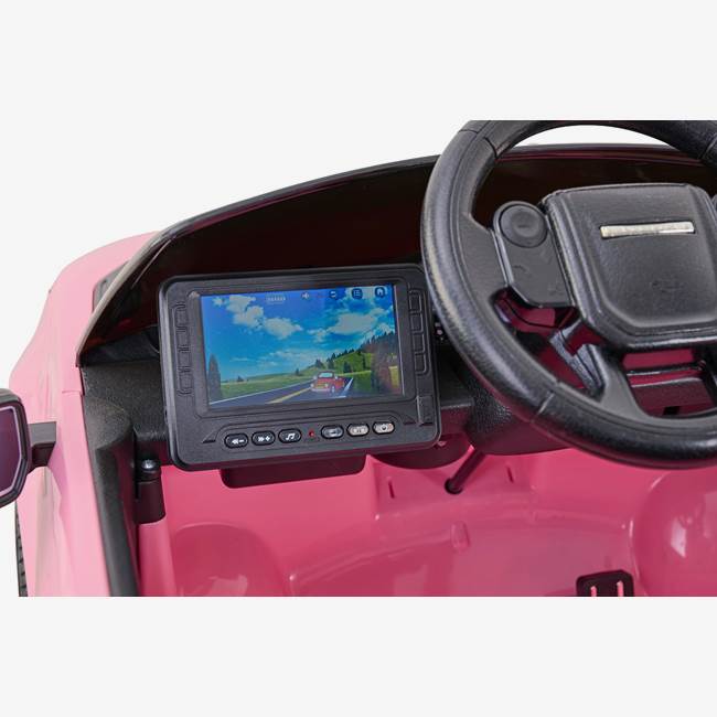 X-Pro Elbil för barn Range Rover Evoque 12V – fjärrkontroll, 3–5 km/h, maxvikt 30 kg – Rosa