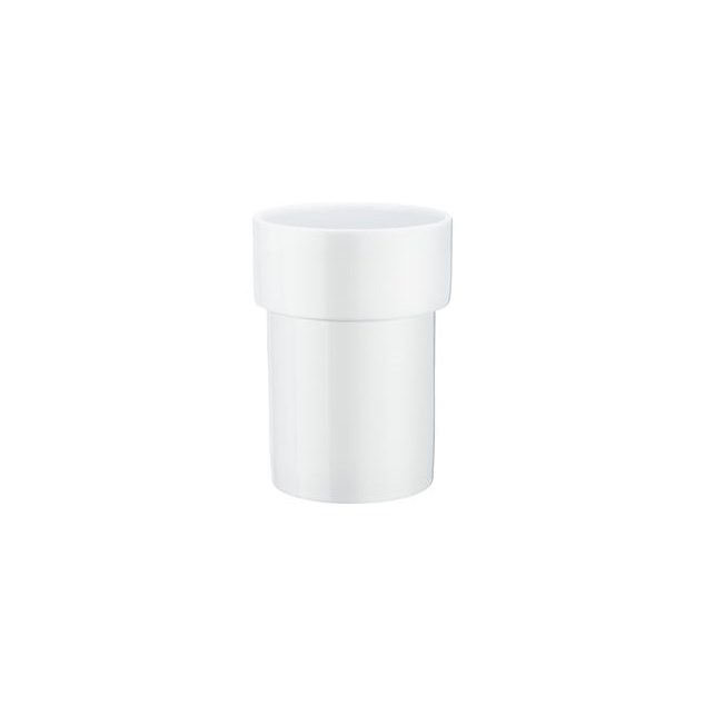 Tandkrus Smedbo XTRA O349 Hvid Porcelæn