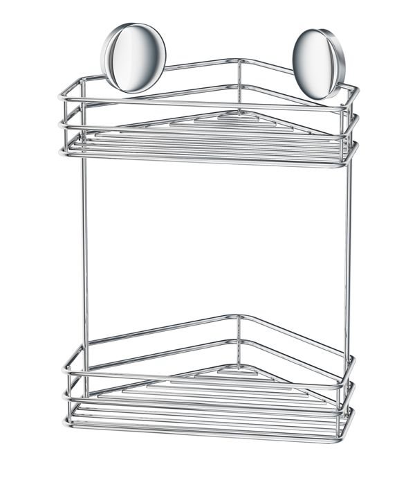 Brusekurv Beslagsboden B1203 Hjørne Krom Selvklæbende