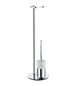 Toiletpapirholder/WC-børste Smedbo Outline FK312P Krom/Porcelæn