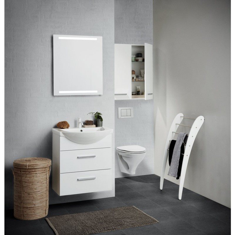 Dansani Spejl 60 Indbygget Horisontal Belysning med sensor billede