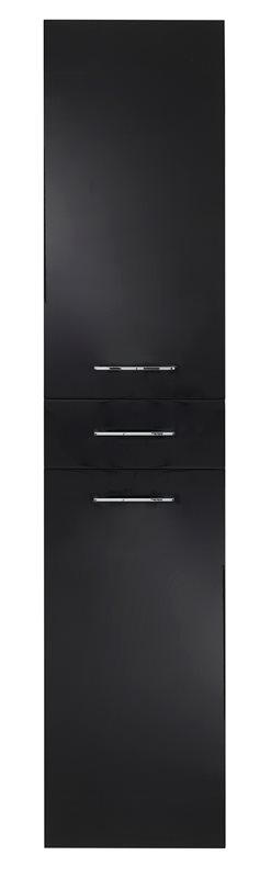 Højskab Arredo Spirit 40 Sort Mat Venstre