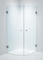 Brusehjørne Duschbyggarna Corny Design 800X800 Krom/Klart Glas