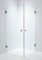 Brusehjørne Duschbyggarna Twin Design 800X800 Klart Glas/Krom